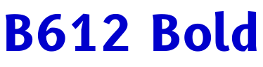 B612 Bold шрифт